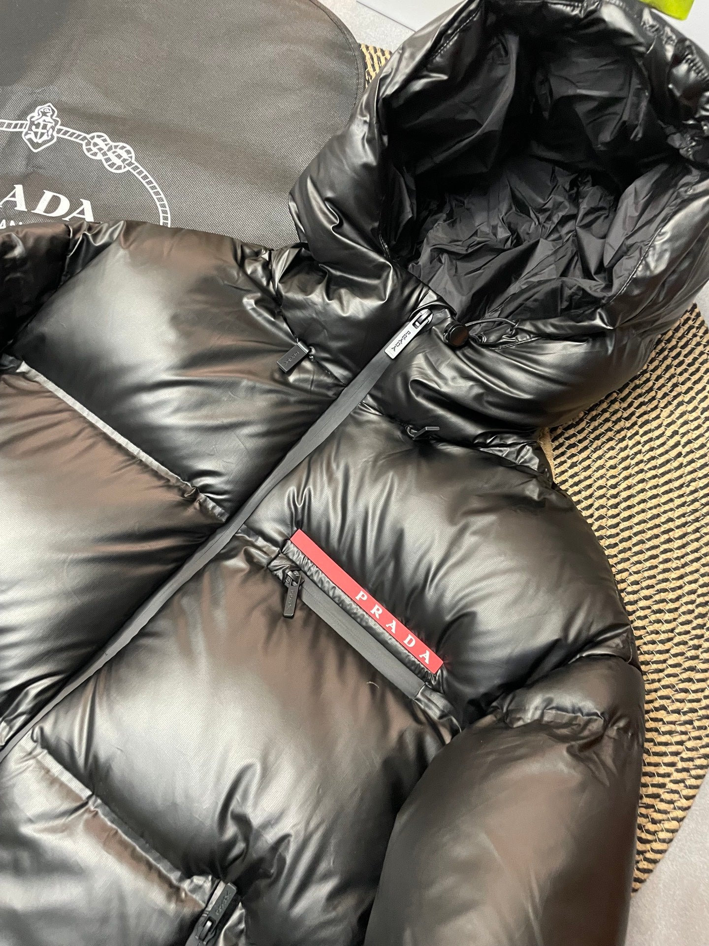 Luxury Quilted Puffer Jacket with Hood