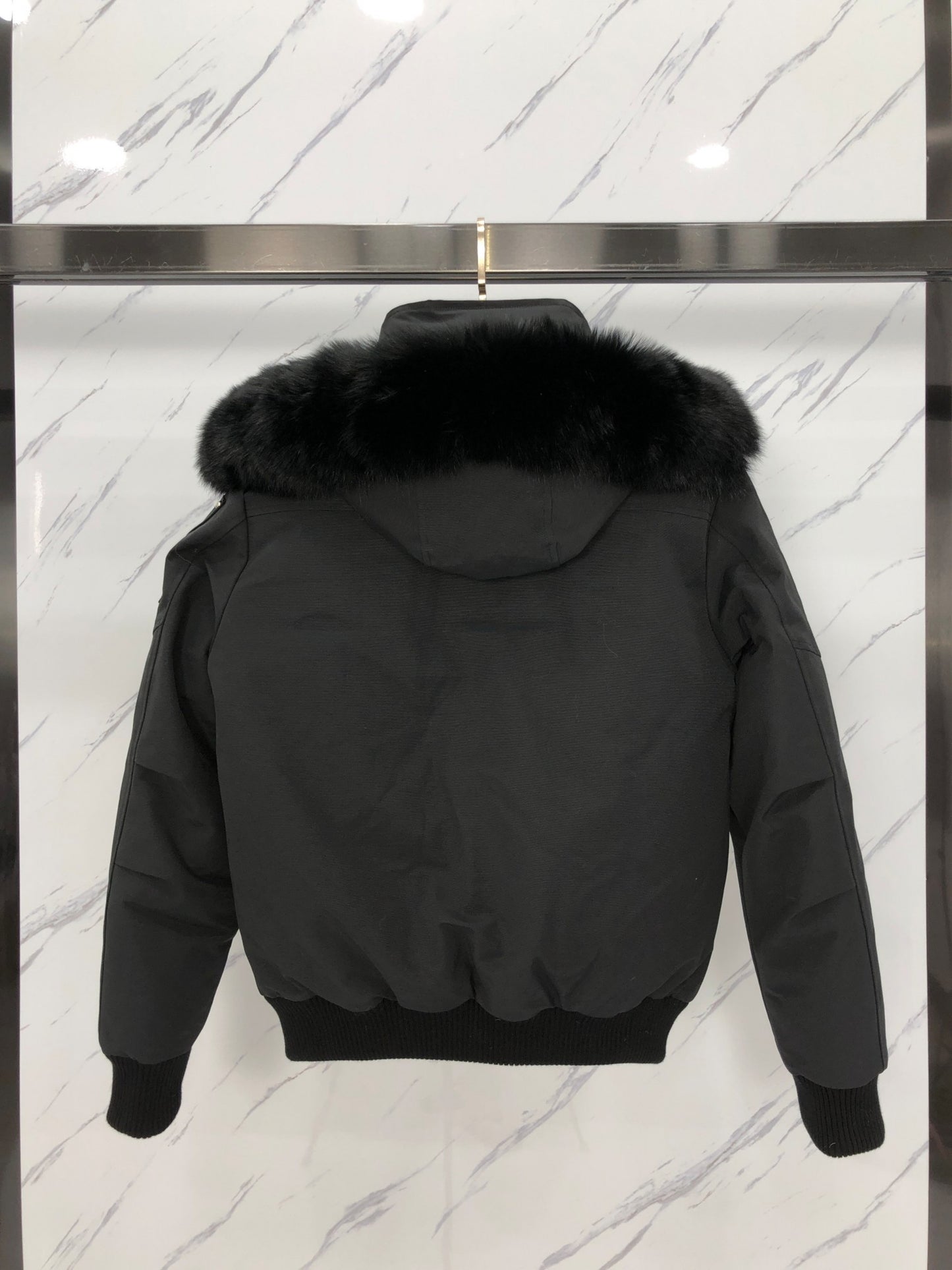 Fur Trim Hooded Puffer Jacket