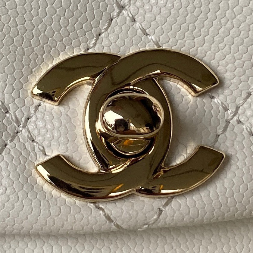 Luxury Quilted Backpack with Chain Detail
