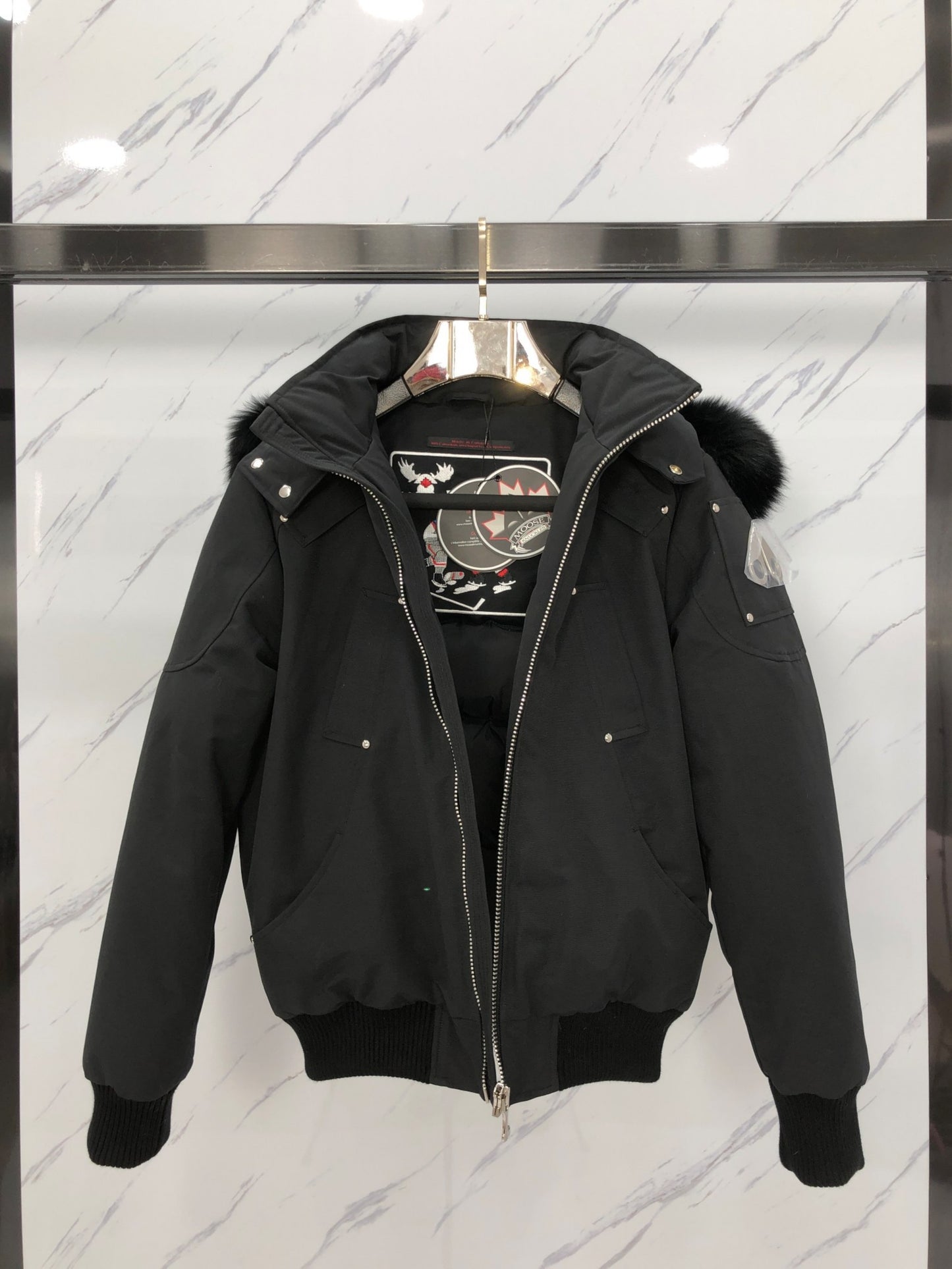 Fur Trim Hooded Puffer Jacket