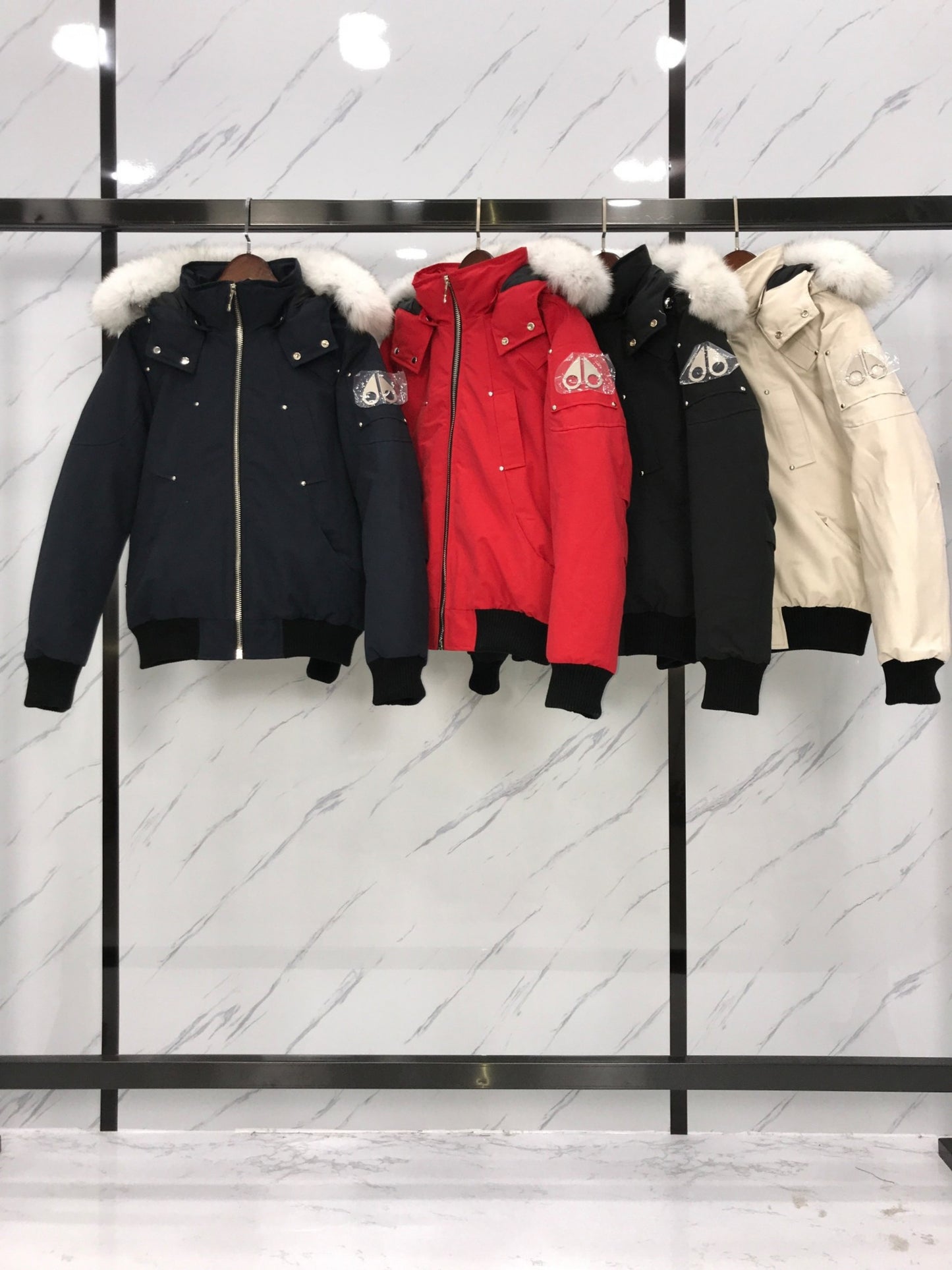 Fur Trim Hooded Puffer Jacket