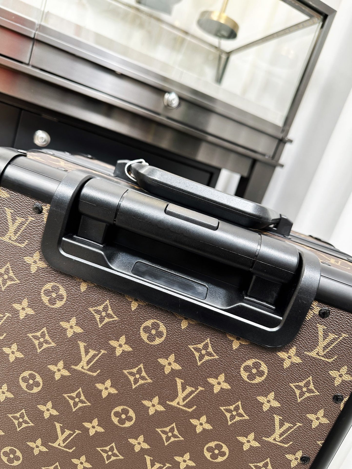 assic Monogram 4-Wheel Travel Case