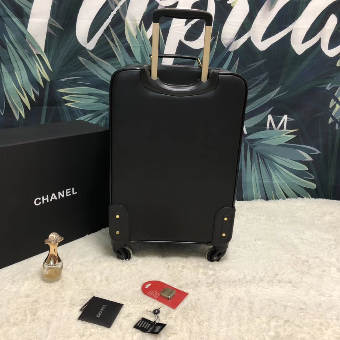 Quilted Luggage with Spinner Wheels
